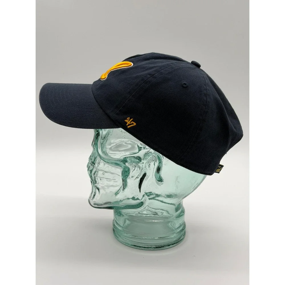 '47 Brand Cal Berkeley Golden Bears Hat Navy Blue Adjustable Strapback Dad Cap
